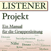 Bei der Übergabe des Listener Manual v.l.n.r.: Prof. Dr. Lohner, Dr. Pecher und die Studenten/innen der Fakultät Soziale Arbeit.