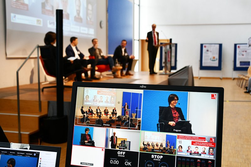 Das Landshut Leadership Forum 2022 wurde in Präsenz durchgeführt, aber auch online übertragen.