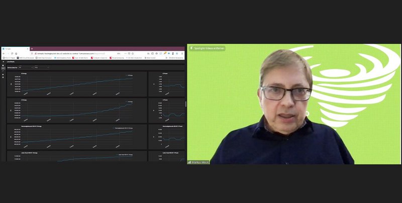 Bei einer Live-Demonstration zeigte Prof. Dr. Markus Mock die Funktionsweise von "Tornado".