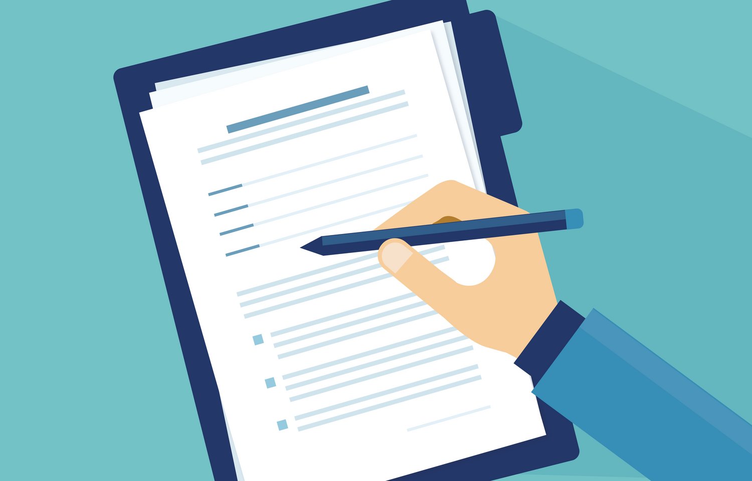 attestation Eine Grafik eines Formulars