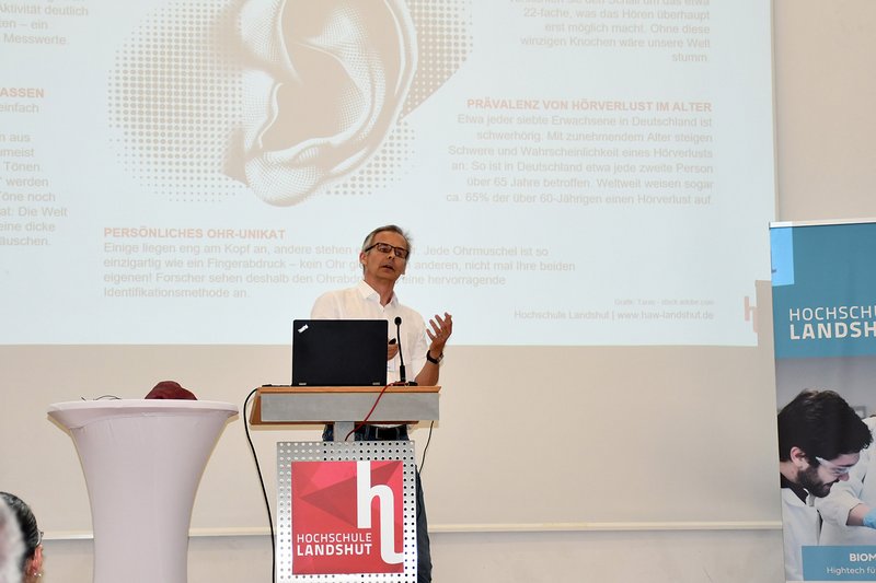 Die Inhalte des Workshops rund um das Thema Ohr erläuterte Prof. Dr. Andreas Breidenassel.