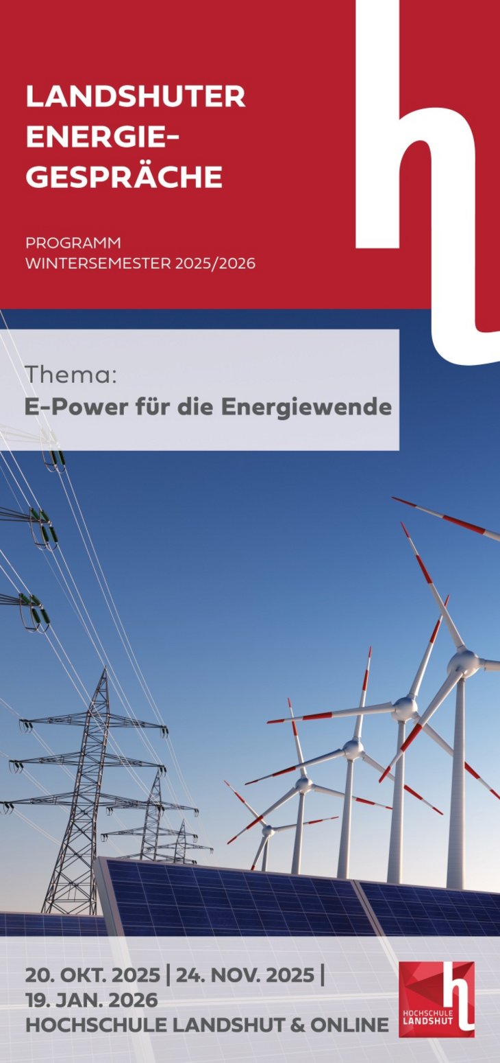 Titel Flyer Landshuter Energiegespräche WS 2025/2026