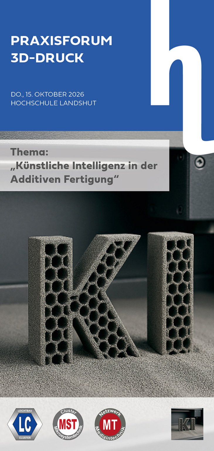Titel Flyer 13. Praxisforum 3D-Druck