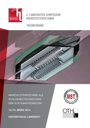 Cover Tagungsband 4. Symposium Mikrosystemtechnik (Hochschule Landshut, 2014)
