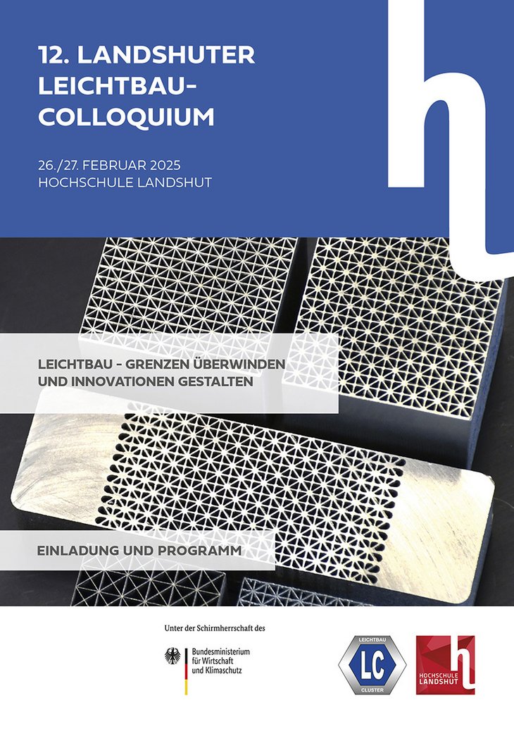 Titel Programm 12. Landshuter Leichtbau-Colloquium