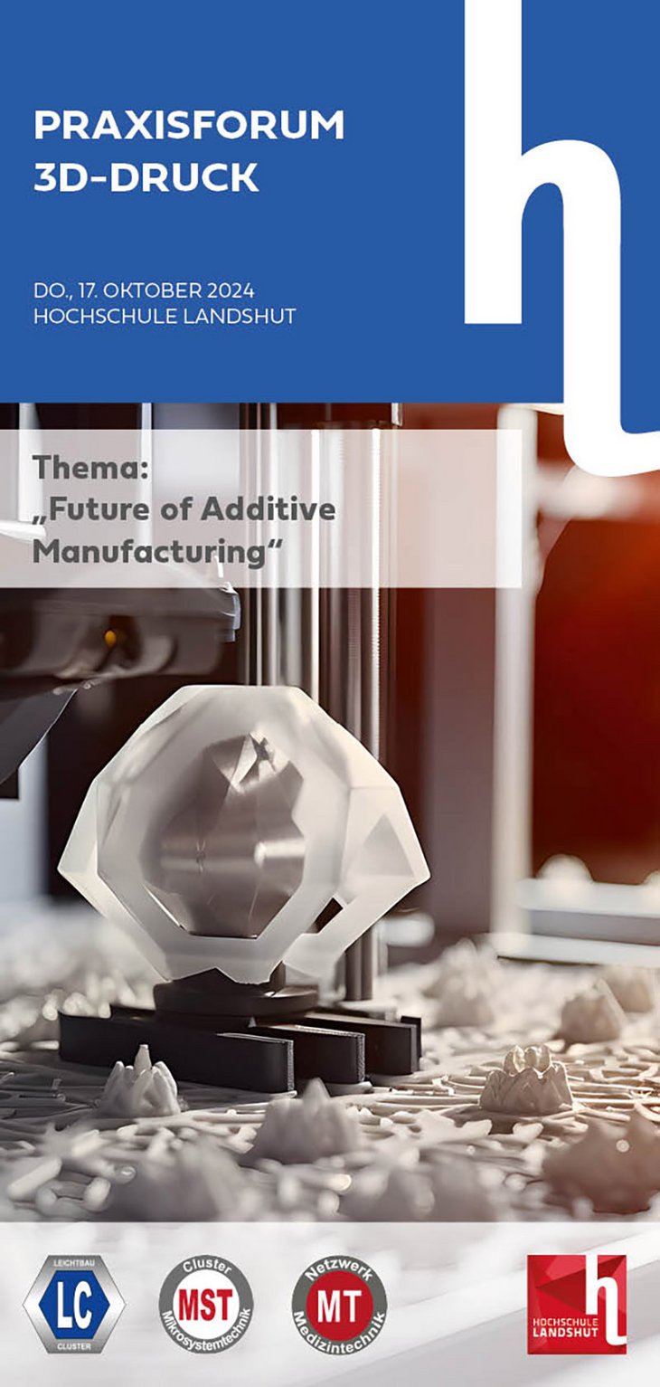 Titel Flyer 11. Praxisforum 3D-Druck