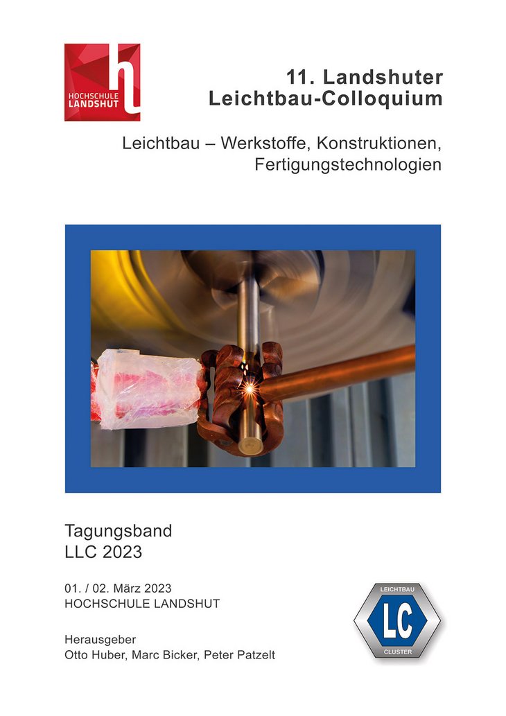 Cover Tagungsband 11. Landshuter Leichtbau-Colloquium 2023