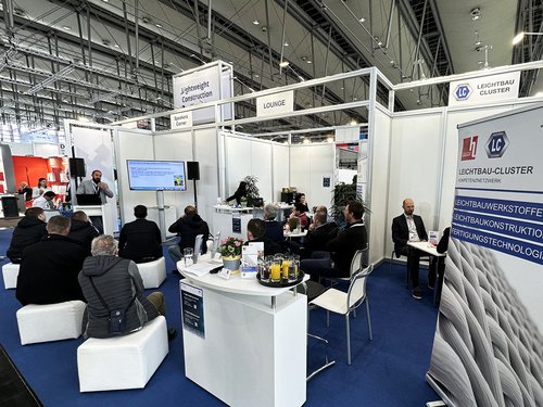 Leichtbau-Stand auf der Hannover Messe