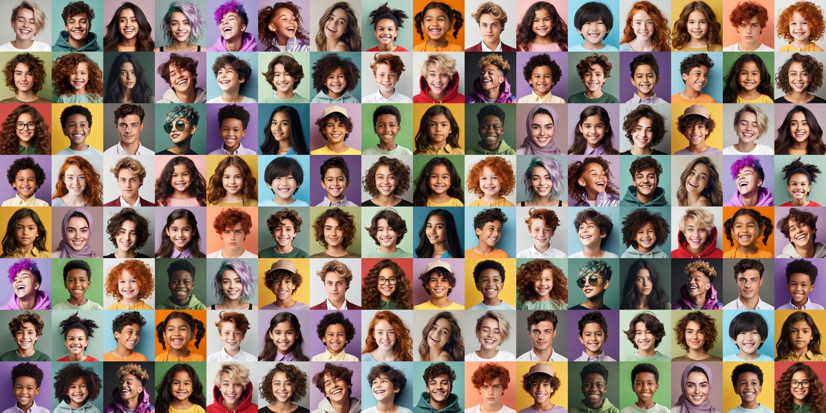 Panorama of children and young people during their school years