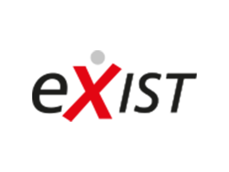 Bild: Logo des Existgründerstipendiums mit Schriftzug "exist"