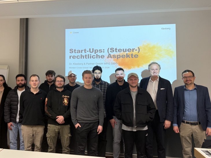 Gastvortrag Dr. Hannes Zieglmaier, Partner bei der Dr. Kleeberg & Partner GmbH 