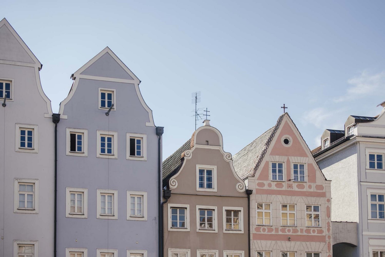 Häuserfassaden in der Neustadt
