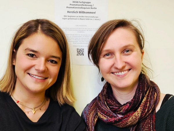 links: Prof. Dr. Monique Ritter, rechts: Isabell Fischer