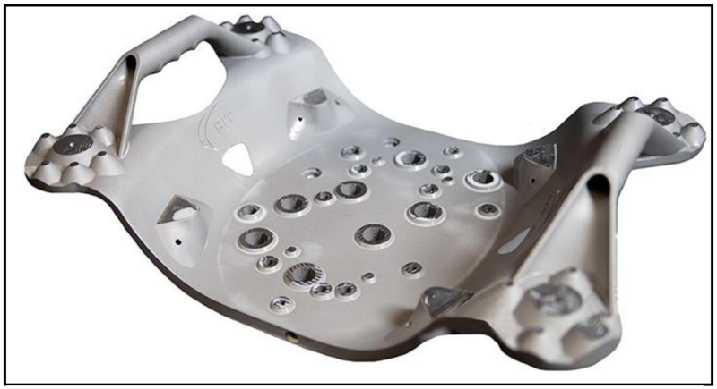 Die auf nur ein Bauteil minimierte Bohrschablone für die Luftfahrt