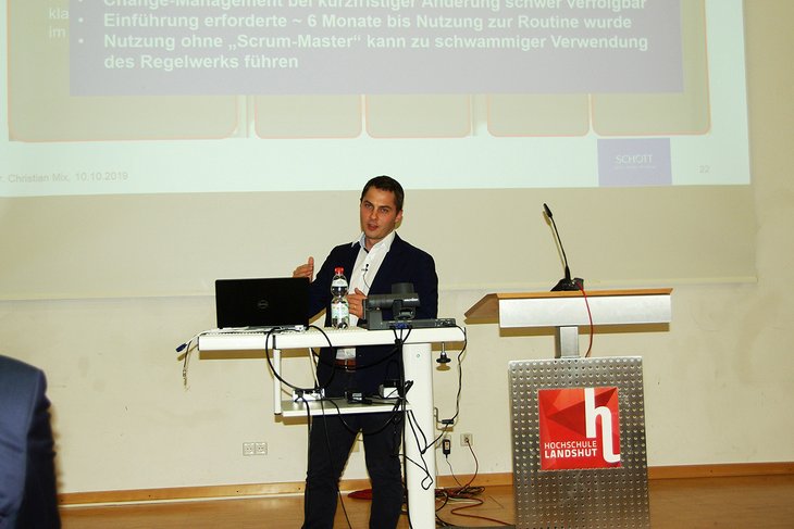 Christian Mix (Schott AG) war Refrent beim 3. Netzwerkforum Projektmanagement.